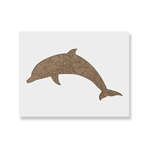 Dolphin Stencil Template - Reusable Stencil with Multiple Sizes Available