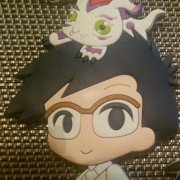 Digimon Joe Kido Keychain Anime 1x Keyring Keychain Double Sided PVC Anime Premium