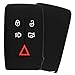 KeyGuardz Keyless Entry Remote Car Smart Key Fob Outer Shell Cover Soft Rubber Case for Jaguar XF XJ XK X S-Type Vanden Plas