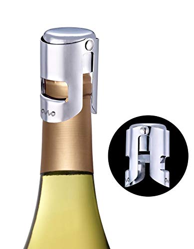 OWO Wine Stoppers, Prosecco Wine & Champagne Stoppers, Wine Saver, Bottle Sealer Keeps Wine Fresh, Keeps any Bottle of Bubbly as Fresh the Day it was Popped! by OWO - Thumbnail 4