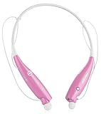 Universal S Gear -HV-Digitial 800 Wireless Music A2dp Stereo Bluetooth Headset Neckband Style Earphone Headphone performance flexible comfort quick Foldable Hands free PINK