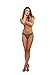 Dreamgirl Women's Standard Sexy Fashion Lingerie, Lace Panty with Front Criss-Cross Detail Black Small-Medium