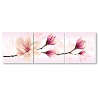 signwin-3 Piece Canvas Wall Art-Romantic Flower-Canvas Prints Home Artwork Decoration for Living Room,Bedroom - 12