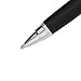 uni-ball Jetstream Retractable Rollerball Pen, Bold Point, 1.0 mm, Black Ink/Silver Barrel