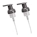 Replacement Foaming Pump Lids, 2 Pack, ULG Shampoo Plastic Soap Dispensers Foam Pump Tops Fit 40mm 40/410 Bottles for DIY Liquid Soap, Dish Soap, Body Wash