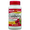 Mason Cranberry Highly Concentrated w/Probioticand Added Vitamin C and Calcium Tablets 60 ct (Pack of 2)