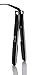xtava Black Silk Straightener - Professional Flat Iron with Tourmaline Ceramic Plates - Achieve Salon-Worthy Shine with Advanced Dual-Plate Technology