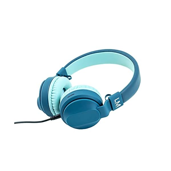 Louise-Mann-Kids-Bluetooth-Headphones-with-Volume-Limit-Over-Ear-Headphones-for-Kids-Foldable-On-Ear-Headphones-with-Microphone-Micro-SDTF-for-School-Travel-Cell-Phones-PC-Tablets-Blue Louise & Mann Kids Bluetooth Headphones with Volume Limit, Over Ear Headphones for Kids, Foldable On Ear Headphones with…