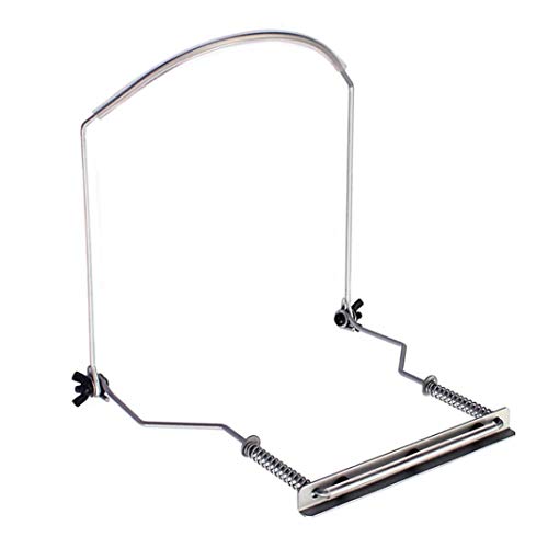 difcuyg5Ozw Portable 10 Holes Harmonica Neck Holder Lightweight Mouth Organ Support Stand Bracket Cradle Adjustable- Silver - Thumbnail 3