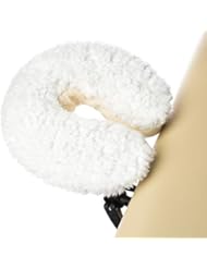 Saloniture Fleece Massage Table Face Cradle Cover - Facial Bed Headrest Pillow