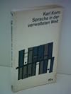 Karl Korn: Sprache in Der Verwalteten Welt