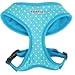 Puppia Dotty Dog Harness Over-The-Head No Pull No Choke Walking Training Adjustable for Small & Medium Dog, Large, Black