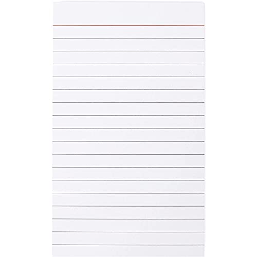 Portrait Style Vertically Ruled Index Cards, Checklist (3 x 5 In, 300