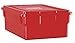 Childcraft Storage Box with Lid - 16 x 11 x 6 inches - Red