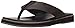 Calvin Klein Men's Deano Stud-Embossed Leather Thong Sandal