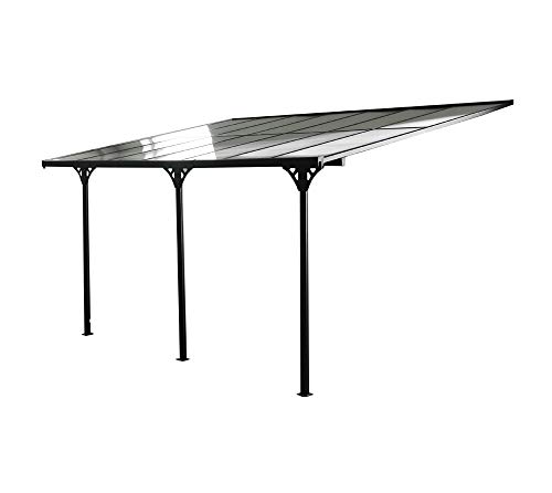 WESTMANN Terrassenüberdachung Bruce | 300x435x270 cm Schwarz | Aluminium Terrassendach inklusive Hardtop für Sonnenschutz – Bild 3