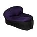 MAMBLE Inflatable Lounger Chair with Carry Bag, Air Chair for Camping, Fishing, Traveling, Swimming Pool and Beach Parties, Portable and Lightweight Purple