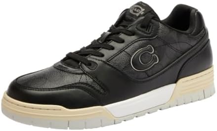 Amazon.com | COACH, Signature Jacquard Leather Lace Up Skate