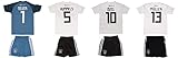 AMDS Soccer Youth Jersey Set ● Germany ● Home Jersey ● World Cup 2018 ● Müller, Neuer, Hummels, Ozil, Kimmich, Kroos, Sane, Werner