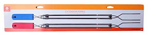 2 Pack Extension Forks - Extended Length 30 Inches - Great For Camping Or Grilling