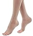 Terramed Extra Firm Opaque Compression Stockings Pantyhose Open Toe - Firm Medical Graduated Support 20-30mmHg - Medical Support Hose ... (Beige, Large)