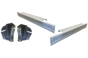 Motor City Sheet Metal - Compatible With Ford 1997-2003 F-150 Pickup Standard Regular Cab Rocker Panels And Cab Corners