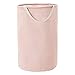 Amazon Basics Fabric Storage Bin - Tall Round, Dusty Pink