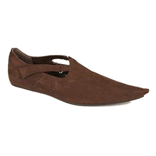 Adult Brown Renaissance Shoes (Size:Large 12-13)