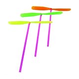 Fettipop 12 pc Plastic Dragonfly Assortement, Yellow/Green/Orange