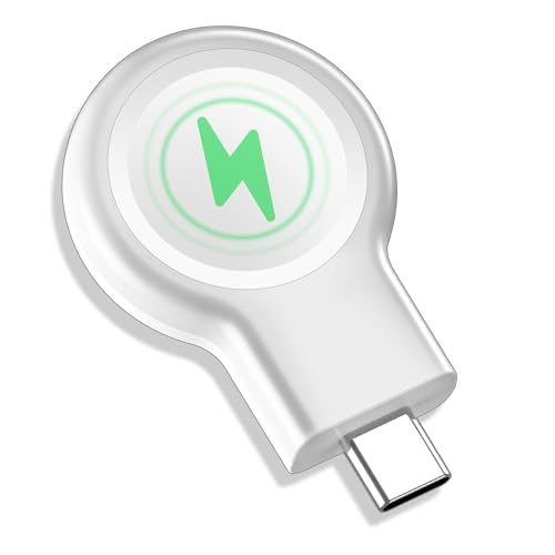 for Apple Watch Charger,[Portable Magnetic Fast Charger] [Type C Port] Wireless Charger,Compatible with iWatch Series Ultra/8/7/6/SE/SE2/5/4/3/2/1,White