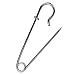 Pistha Safety Pins 20 PCS 2 Inch Silver Ton Brooches for Blankets, Skirts, Kits, Knitted Fabric and Crafts