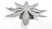 Everydecor Galvanized Metal Flower with Rustic Details