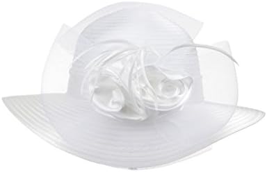 Lady's Kentucky Derby Dress Church Cloche Hat Bow Bucket Wedding Bowler Hats