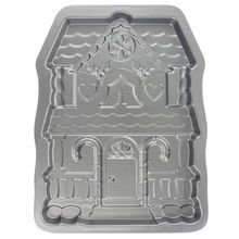 Christmas House Decorated Cookie Sheet