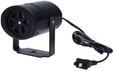 Langboss Mini US plug LED Stage Light Magic Ball Disco DJ Laser Lighting with 4PCS Switchable Pattern Lens