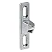 Prime-Line 14504 Sliding Door Keeper, Diecast, Chrome Plated, 1-11/16 In. Mounting Holes (Single Pack)