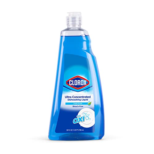 Clorox Liquid Dish Soap with Oxi in Fresh Scent, 26 Fl Oz BleachFree