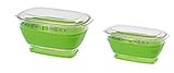 Progressive Prepworks Collapsible Produce Keepers 2 Piece Set, 4qt and 2qt