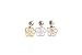 16g Body Jewelry Cute Cool Beautiful Unique Fresh Ear self Cartilage Tragus Helix Barbell Rose Leaf Flowers Ear Studs Earring Piercing for Women Teens Girls Men-MO