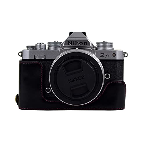 Case for Nikon Z fc Zfc, Rieibi PU Leather Protective Camera Case for Nikon Z fc Zfc