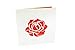 PopLife® Red Roses 3D Pop Up Valentine's Day Card - Happy Anniversary for Her, Bouquet Valentine's Day Card, Happy Birthday, Engagement - for Mom, Daughter, Wife, Fiancé, Girlfriend