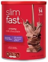 Slimfast 3.2.1. Plan, Creamy Milk Chocolate Shake Mix, 12.83 Ounce 1 Pack