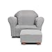 KEET Roundy Child Size Chair with Microsuede Ottoman