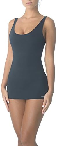 4 Way Control Tank By Shapewear By Cover Girl (M, Black/Nude)