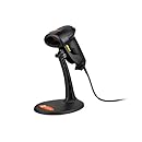 TaoTronics USB Barcode Scanner Wired Handheld Laser Bar Code Scanner Automatic Sensing and Scan Black.