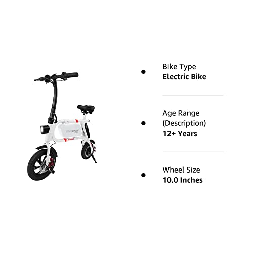 Swagtron Swagcycle Pro PedalFree AppEnabled Folding Electric Bike