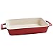 Mrs. Anderson’s Baking Oblong Rectangular Baking Dish Roasting Lasagna Pan, Ceramic, Rose, 13-Inches x 9-Inches x 2.5-Inches