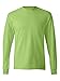 Hanes TAGLESS Long-Sleeve T-Shirt,Lime,Medium