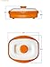 Range Mate Nonstick Grill Pan for Microwave Cooking Lid Enhanced Product Microwavable Cooker for Steak Grilled Salmon Pork Cutlet Dumplings Fish Dishes Eggs