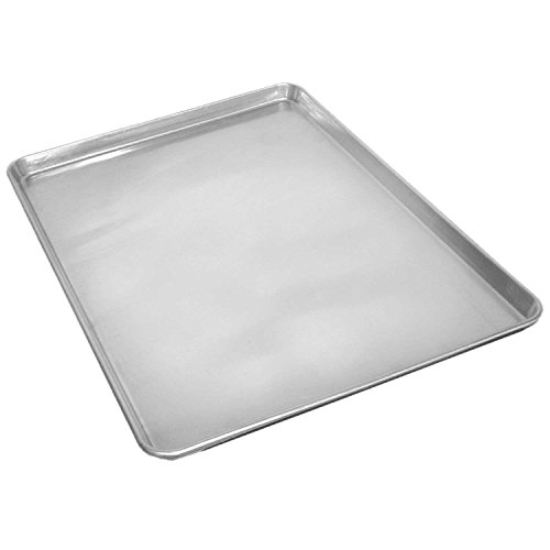 Click Here to See More Images Commercial Grade 18 x 13 Half Size Aluminum Sheet Pan for Baking Bread Cookie